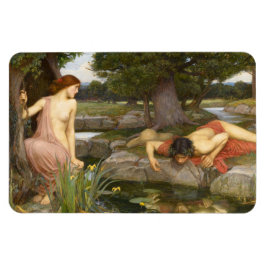 Íman Eco e Narciso por John William Waterhouse