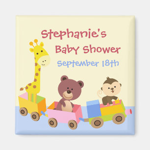 Íman Economias bonitos do trem do brinquedo dos animais