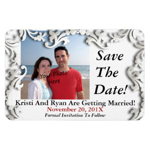 Íman Economias decorativas brancas a data ou… Ímãs 