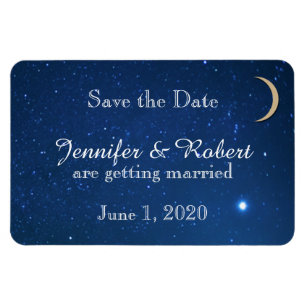 Íman Economias do casamento da noite estrelado a data