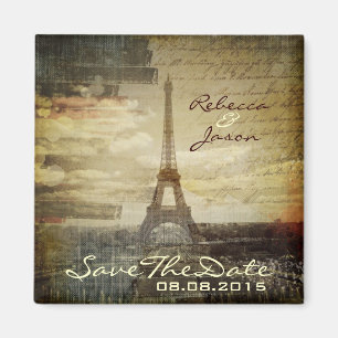 Íman economias do casamento da torre Eiffel de Paris do
