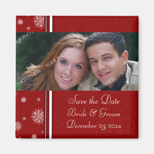 Íman Economias do casamento do Natal o ímã da foto da