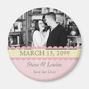 Íman Economias do casamento do rosa & do limão o quadro