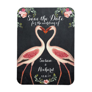 Íman Economias do flamingo o quadro da data