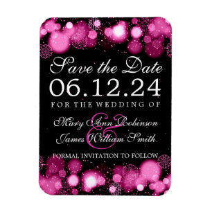 Íman Economias elegantes do inverno as luzes do rosa da