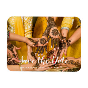 Íman economias indianas do henna da fotografia feita
