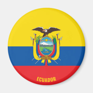 Íman Ecuador Flag Charming Patriotic