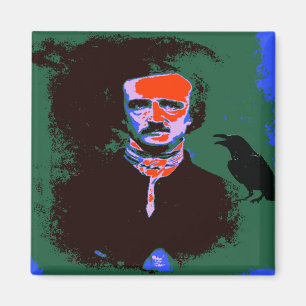Íman Edgar Allan Poe Pop Art