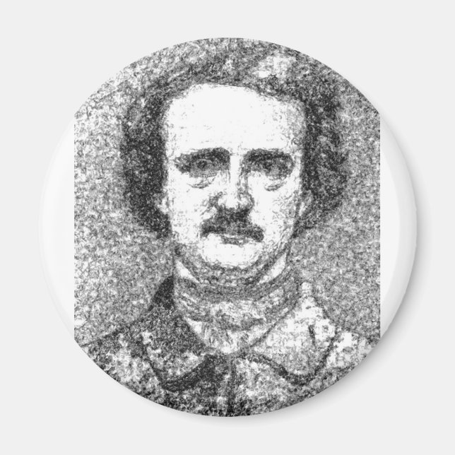 Íman Edgar Allan Poe Portrait (Frente)
