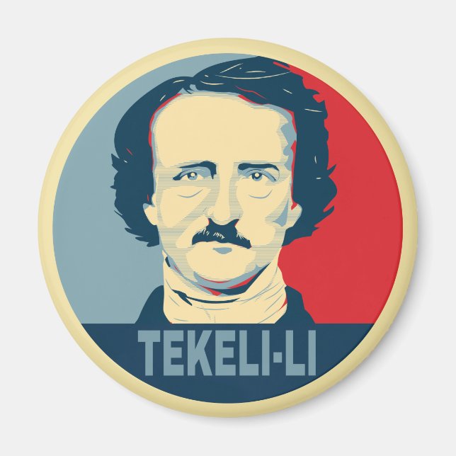 Íman Edgar Allan Poe TEKELI-LI Estilo de Esperança (Frente)
