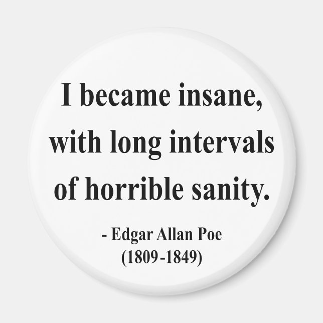 Íman Edgar Allen Poe Cotação 2a (Frente)