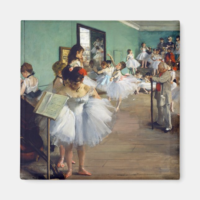 Íman Edgar Degas - A Aula de Dança (Frente)