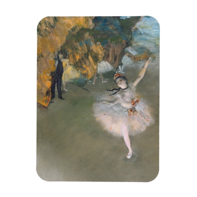 Íman Edgar Degas | A estrela ou o dançarino do Palco (Vertical)