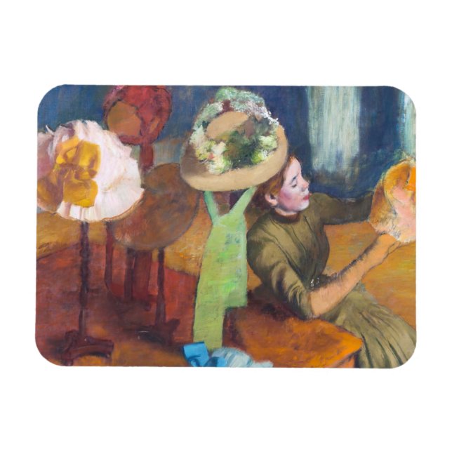 Íman Edgar Degas - A Loja de Chapéus (Horizontal)
