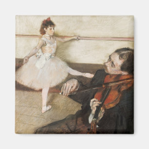 Íman Edgar Degas. Aula de dança. Inimpressionismo vene