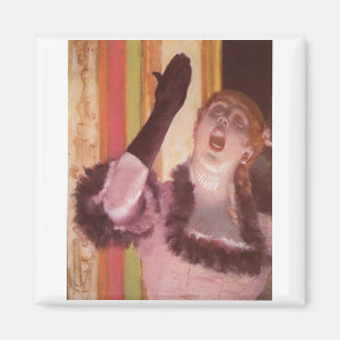 Íman Edgar Degas - Cantora com a Mulher Glove 1878