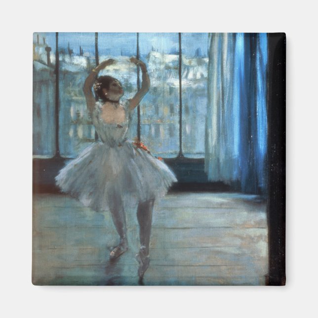 Íman Edgar Degas | Dançarino em frente a uma janela (Frente)