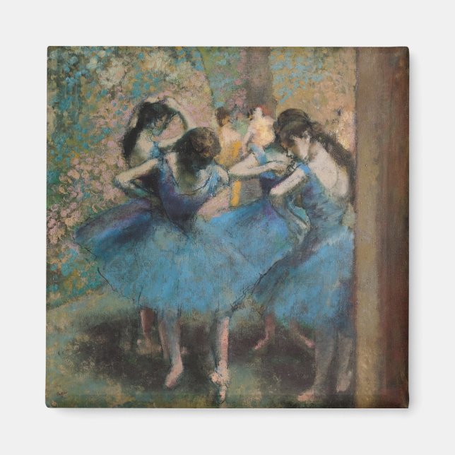 Íman Edgar Degas | Dançarinos a azul, 1890 (Frente)