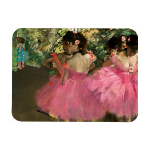 Íman Edgar Degas - Dançarinos a rosa
