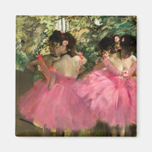Íman Edgar Degas - Dançarinos a rosa