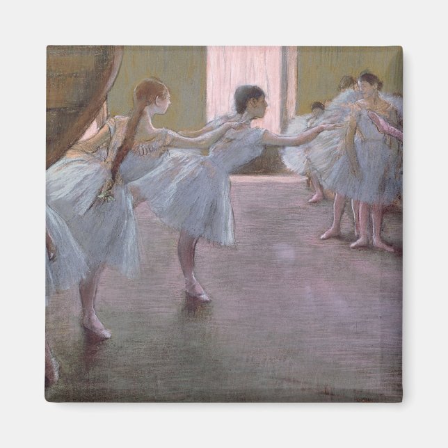 Íman Edgar Degas | Dançarinos no ensaio, 1875-1877 (Frente)