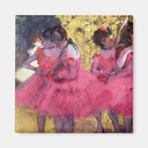 Íman Edgar Degas - dançarinos no rosa entre as cenas