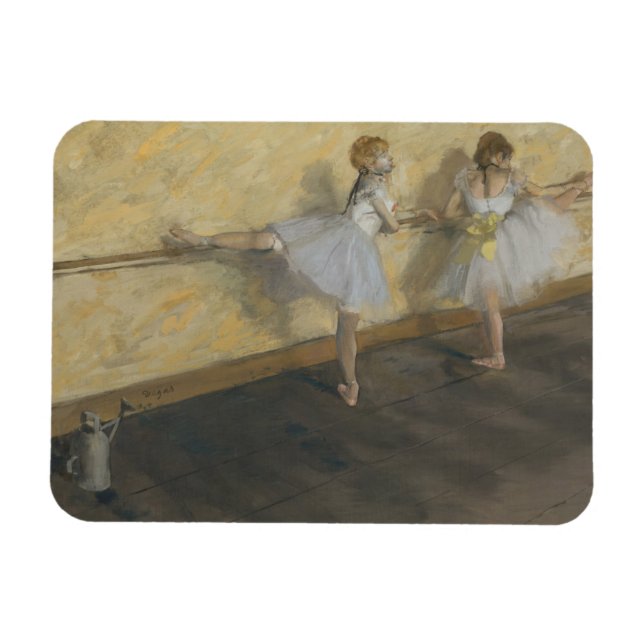 Íman Edgar Degas | Dançarinos Praticando no Barre (Horizontal)