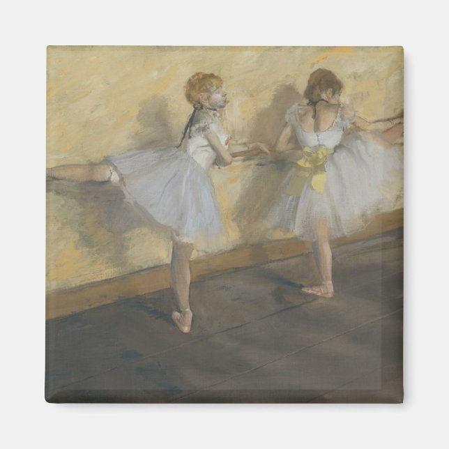 Íman Edgar Degas | Dançarinos Praticando no Barre (Frente)