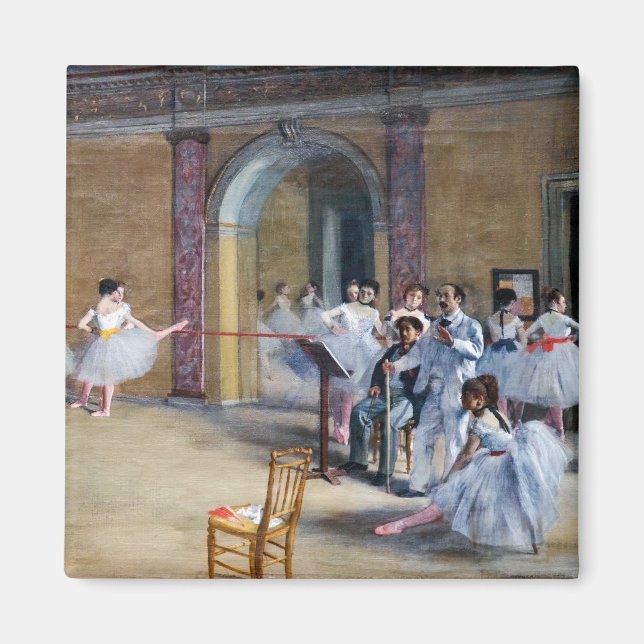 Íman Edgar Degas - Dance Foyer, Opera rue Le Peletier (Frente)