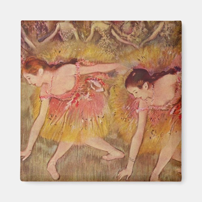 Íman Edgar Degas Dancers Bending Down Magnet (Frente)