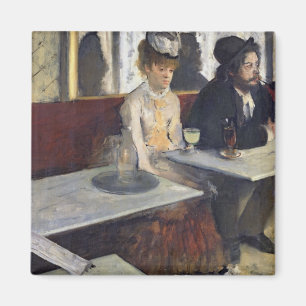 Íman Edgar Degas   em um café, ou o absinto