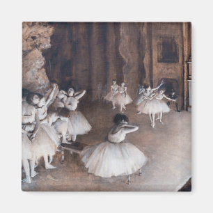 Íman Edgar Degas - Ensaio de Ballet no Palco
