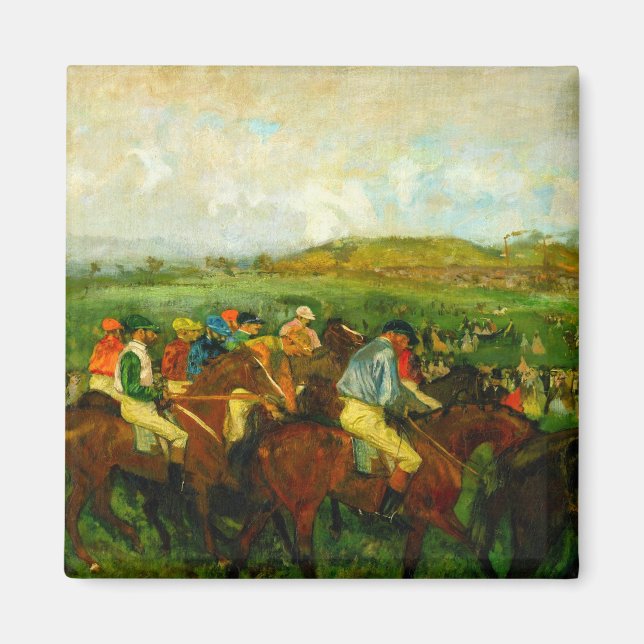 Íman Edgar Degas Horseback Riding (Frente)