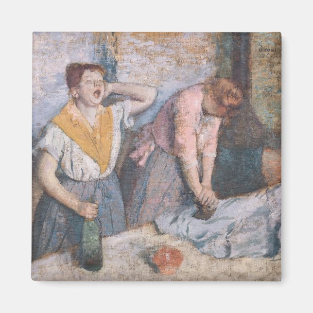 Íman Edgar Degas | Laundresses, c.1884 (Frente)