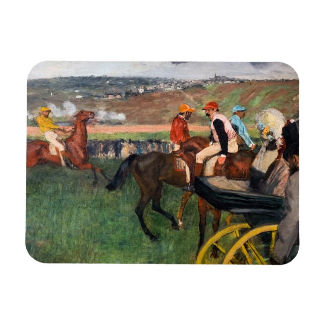 Íman Edgar Degas - Nas Corridas (Horizontal)