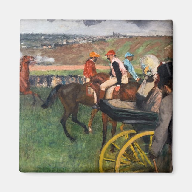 Íman Edgar Degas - No Races (Frente)