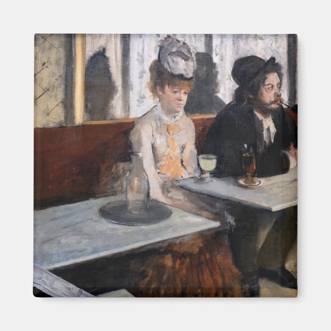 Íman Edgar Degas - Num Café / A Absinthe (Frente)