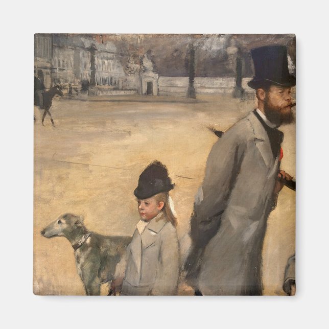 Íman Edgar Degas | Place de la Concorde, 1875 (Frente)