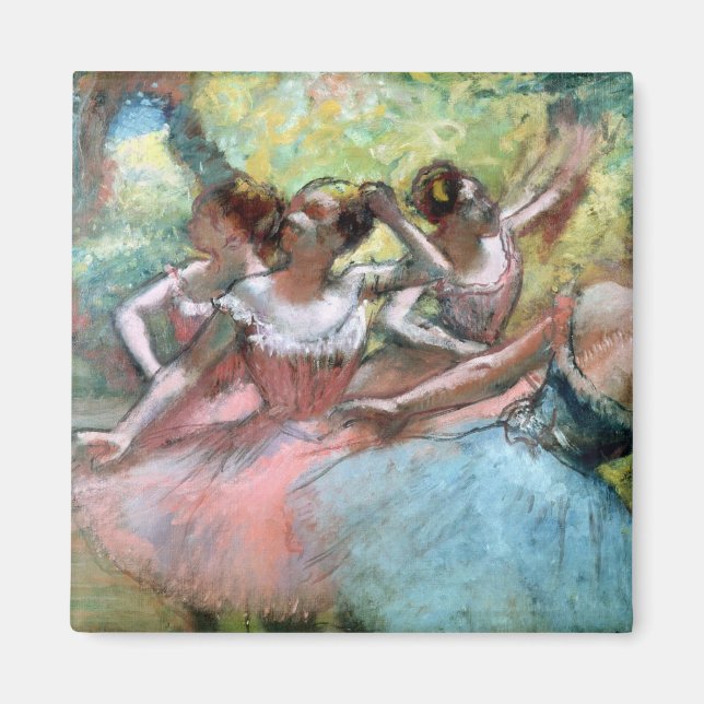 Íman Edgar Degas | Quatro bailarinas no palco (Frente)