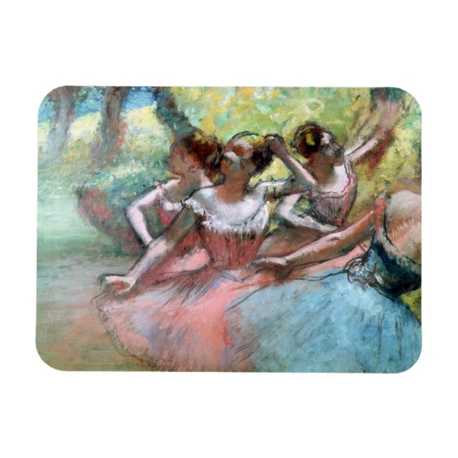 Íman Edgar Degas | Quatro bailarinas no palco (Horizontal)