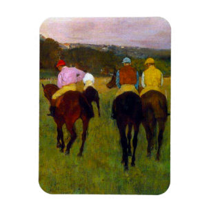 Íman Edgar Degas Race Horses em Longchamp