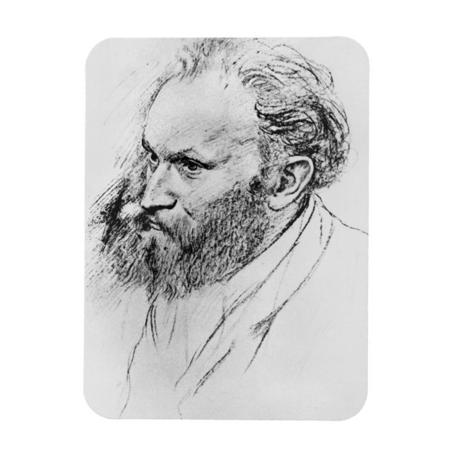 Íman Edgar Degas | Retrato de Edouard Manet (Vertical)