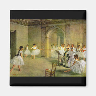 Íman Edgar Degas - Salão do balé da ópera na rua