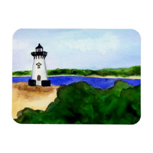 Íman Edgartown Lighthouse Retangle Magnet