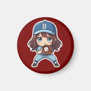 Íman Edição Chibi Baseball - Posição de Prontidão