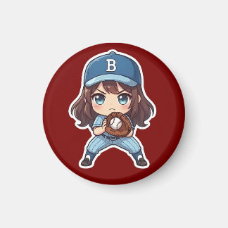 Íman Edição Chibi Baseball - Posição de Prontidão