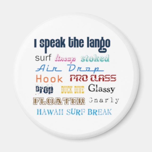 Íman EDIÇÃO LIMITADA DO surf Lango (Frente)