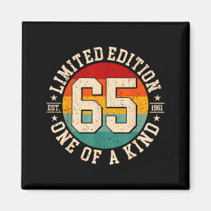 Íman edição limitada vintage de 65 anos de 1961 65º
