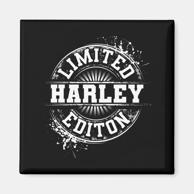 Íman Edição Mentira Harley Piada Nome Personalizado Eng (Frente)