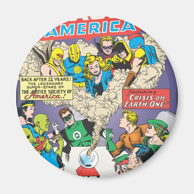 Íman Edição nº 21 da Liga da Justiça da América - Aug (Frente)